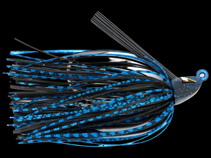 Team Ark Wes Logan Swim Jig Black & Blue 1/2 oz 5/0