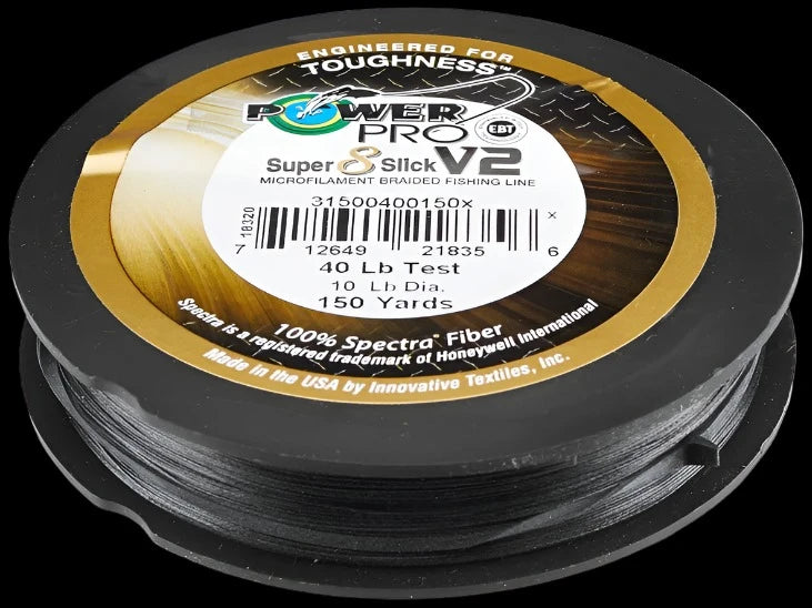 Power Pro Super Slick V2 Braided Line 30lb 300yds - Onyx Power Pro Super Slick V2 Braided Line 30lb 300yds - Onyx