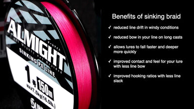 Sunline Almight Sinking PE Braided Line