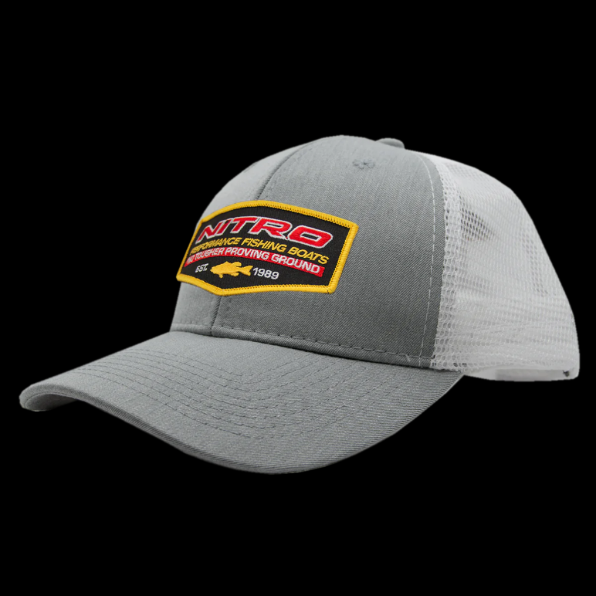 Nitro Heather Gray/White Patch Cap