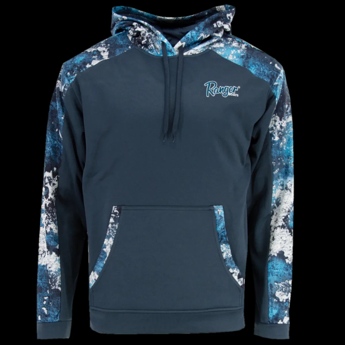 Ranger Boats Performance Fleece Hoodie - Steel Blue/Rift