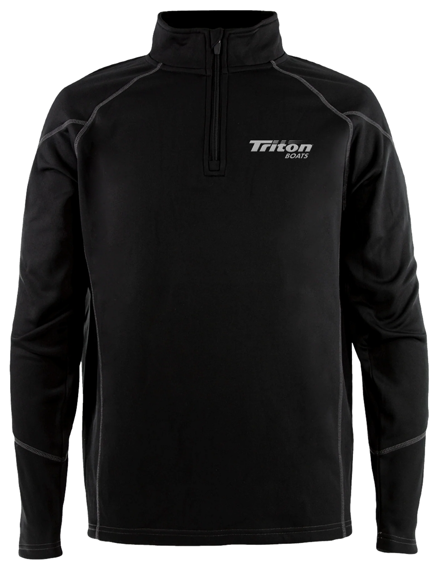 Triton - 1/4 Zip Pullover - Black