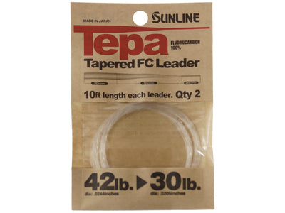 Sunline Tepa Tapered FC Leader 10ft 2pk