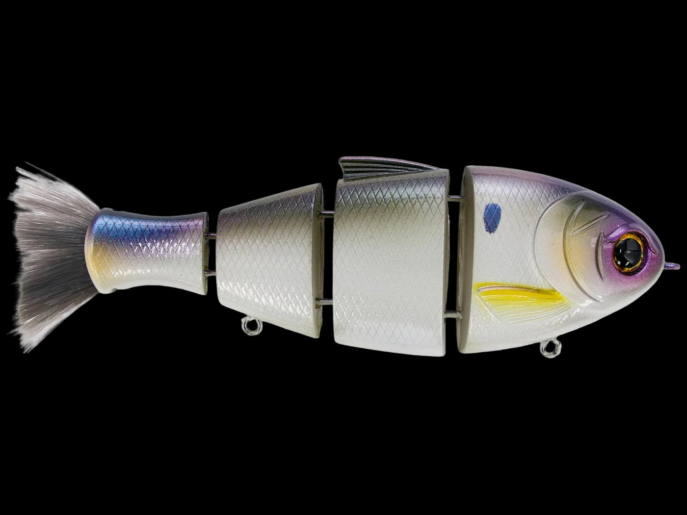 bull shad fishing lure Bucca Brand Lil Baby 2.5IN / Ghost Gill Length Weight Type 5 1.5 oz Slow Sink 6 2 oz Slow Sink Bull Shad Slow Sink
