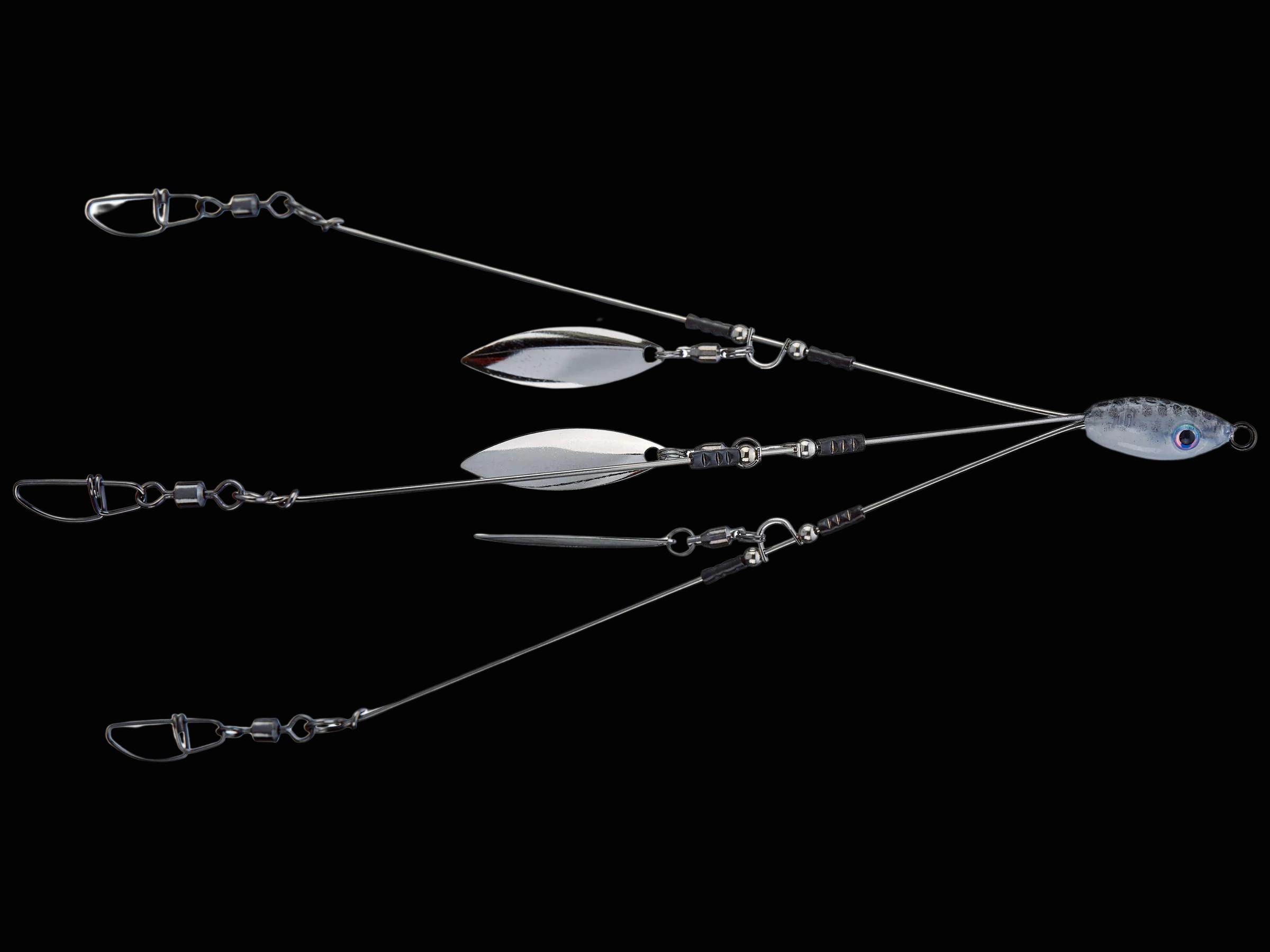 Hog Farmer Baits Mini Rig 3 Wire 3 Blade – Anglers Choice Marine Tackle ...
