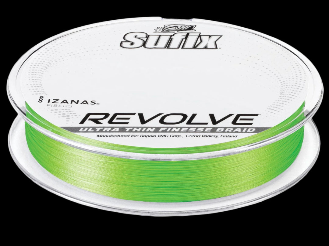 Sufix Revolve Neon Lime Braid 12lb