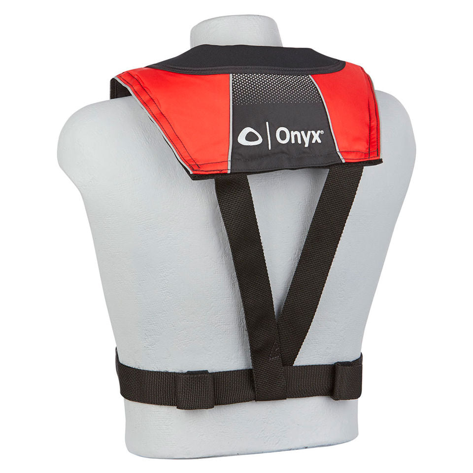 Onyx A/M-24 ALL CLEAR AUTO/MANUAL INFLATABLE LIFE JACKET - RED