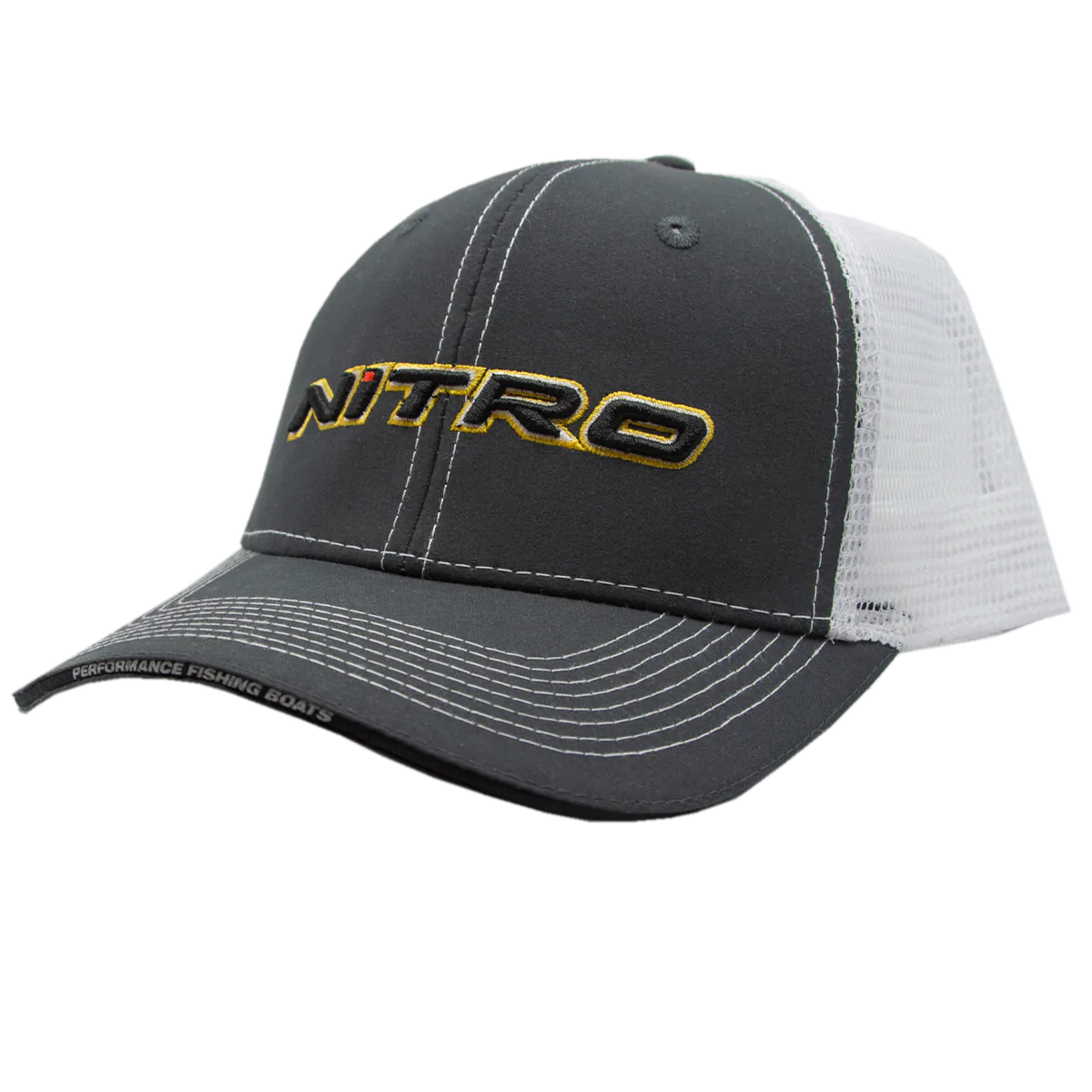 Nitro Classic Logo Cap - Cahrcoal/White