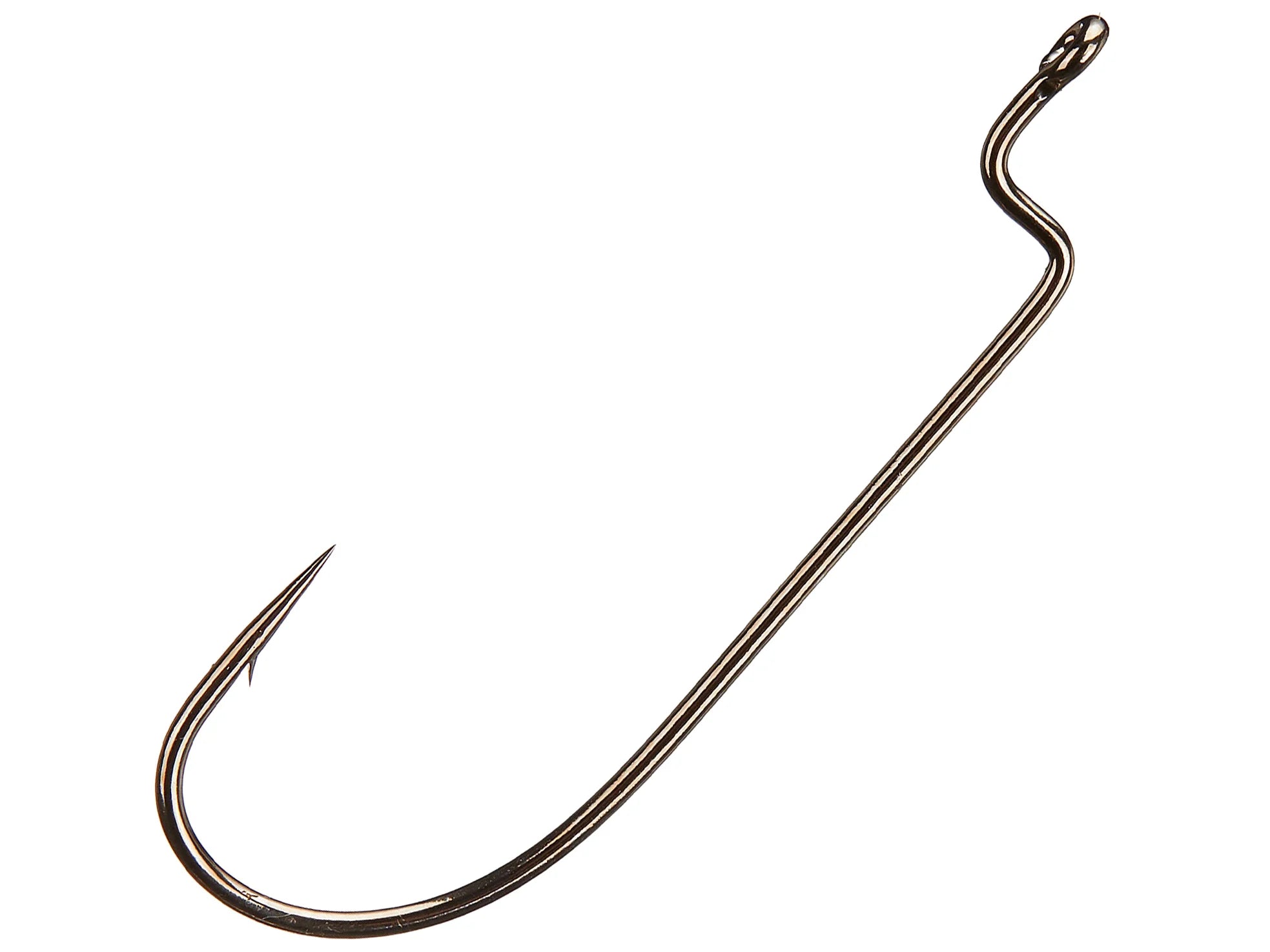 Gamakatsu O'Shaughnessy Bend Offset Worm Hook Bronze – Anglers Choice ...