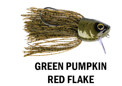 G-Ratt Fighting Fish FF-006 Green Pumpkin Red Flake