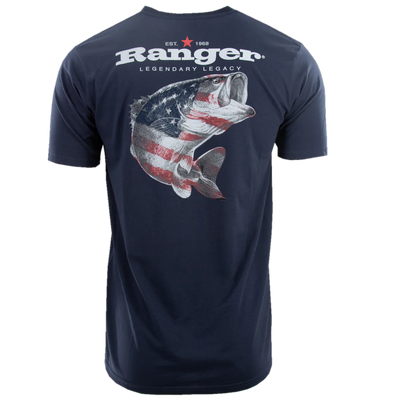 Ranger - American Bass Tee - Navy