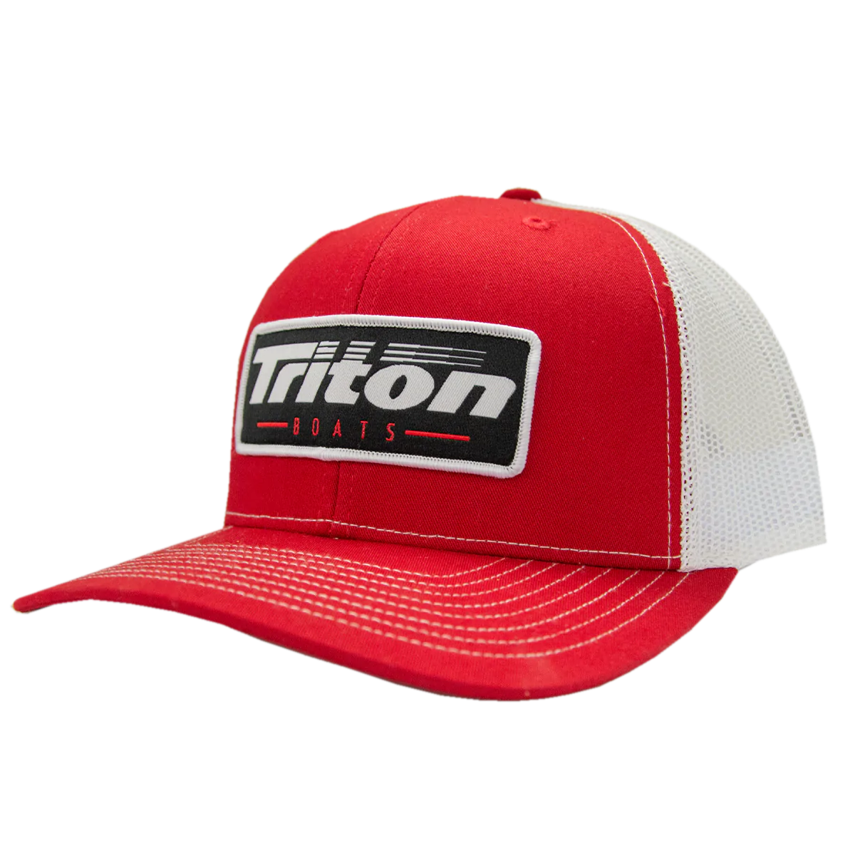 Triton - Classic Mesh Cap - Red/White