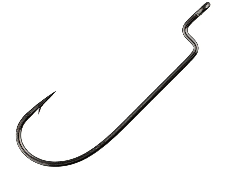 Gamakatsu O'Shaughnessy Bend Offset Worm Hook Black