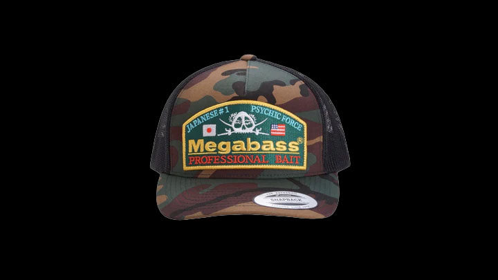 Megabass Psychic Camo Hat - Woodland Classic