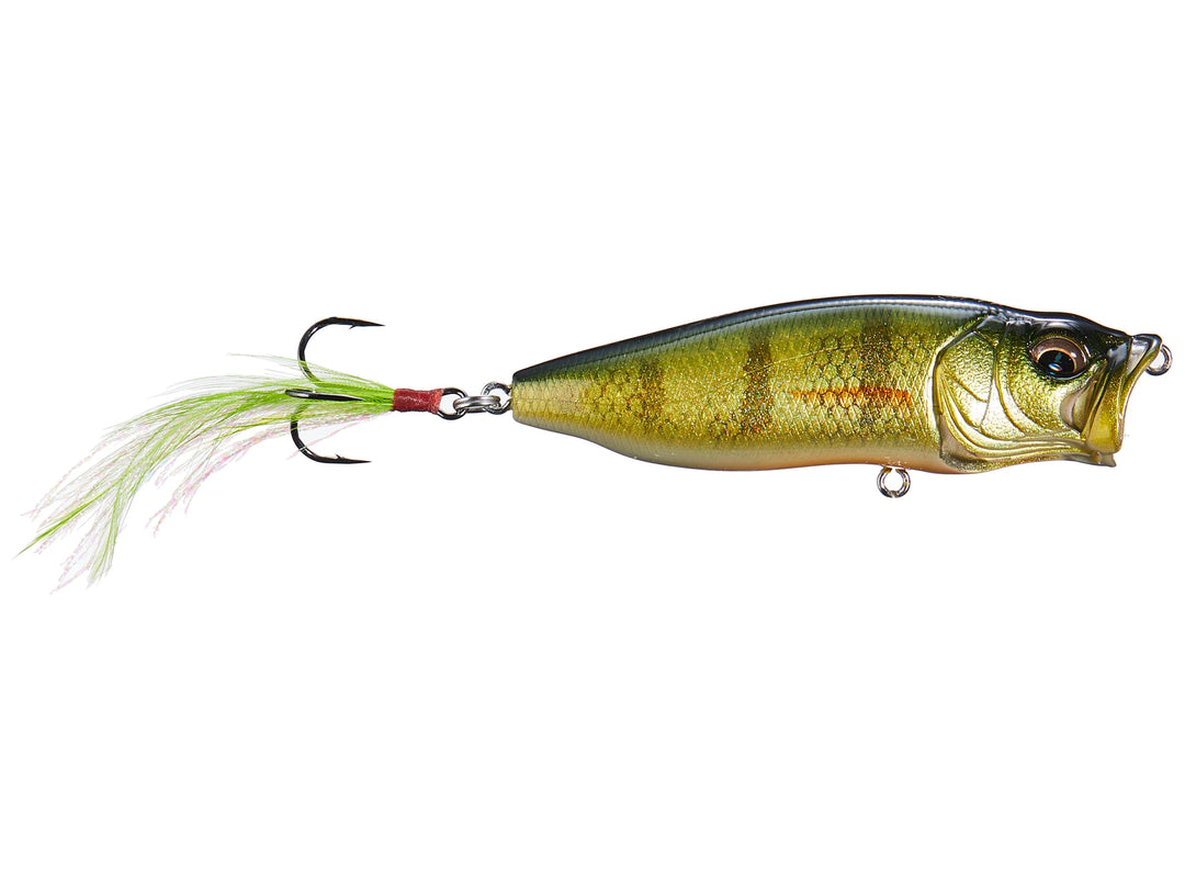 Megabass PopMax Topwater Fishing Lure – 1/2 Oz, Hand-Carved Body, Long-Distance Casting
