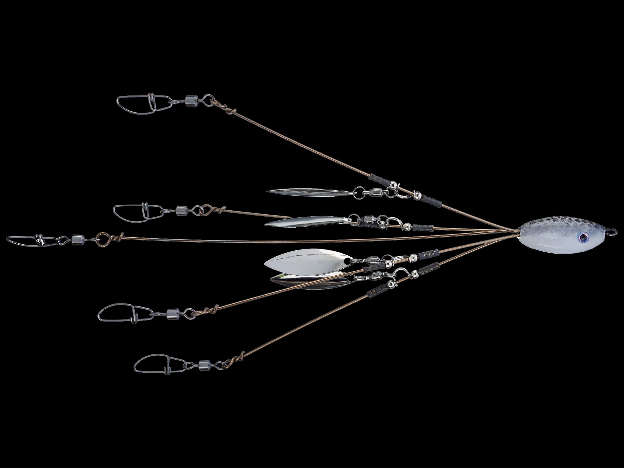 Hog Farmer Baits Mini Rig 5 Wire 4 Blade – Anglers Choice Marine Tackle ...