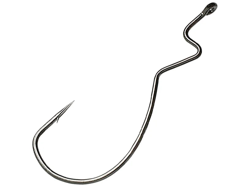 Gamakatsu Skip Gap Worm Hooks – Extra Wide Gap For Skipping Lures, 5 Pack, Size 4/0, Black - View #5