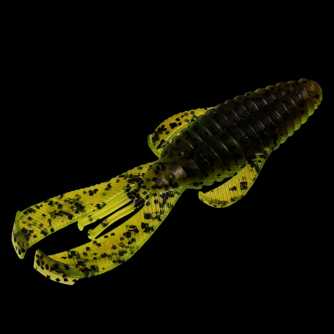 Strike King Midsize Rage Bug Soft Plastic Bait - 3.38 Inch, Pearl Color For Bass Fishing - View #9