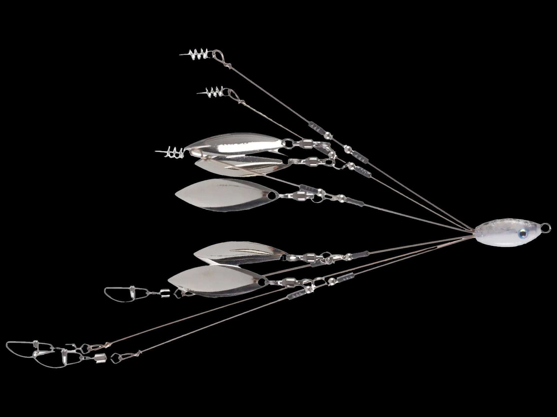 Hog Farmer Baits Tactical Bassin Flex Rig 5 Blade – Anglers Choice ...